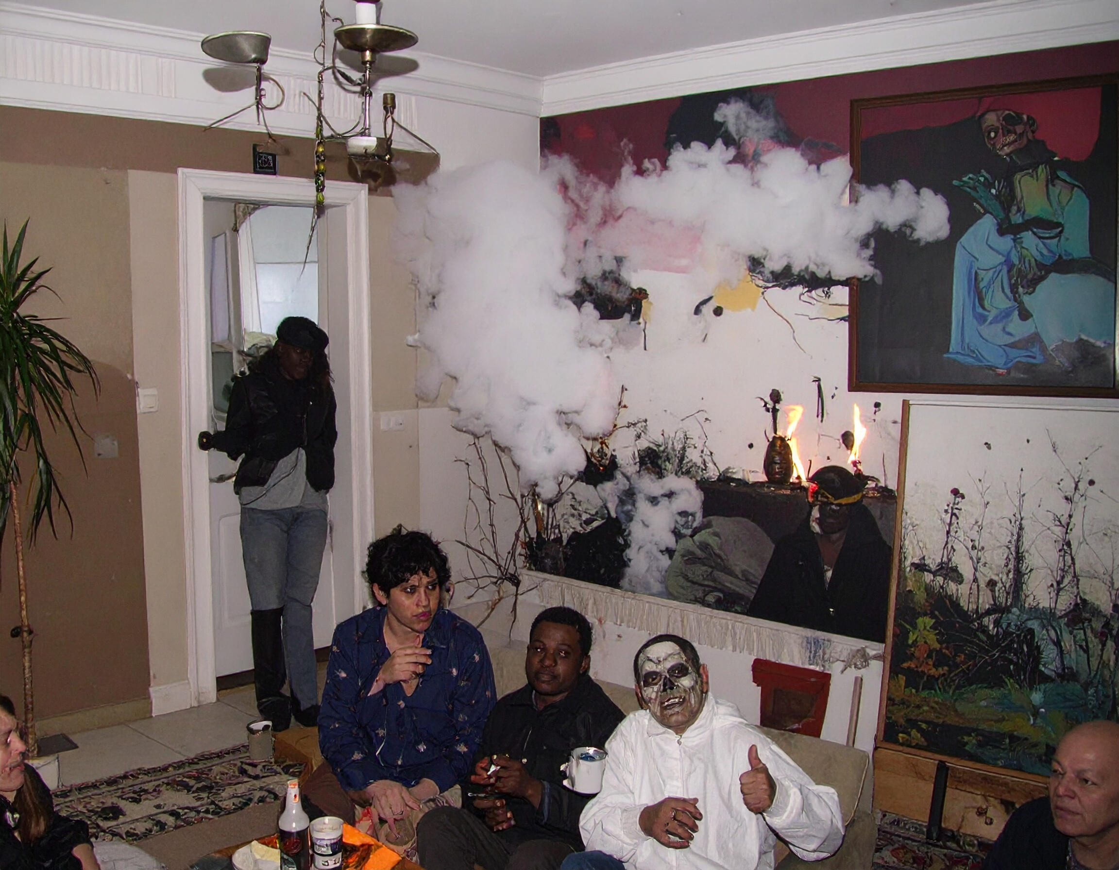 &#39;The Mansion&#39; Digital Collage with Photography and AI Generated Images